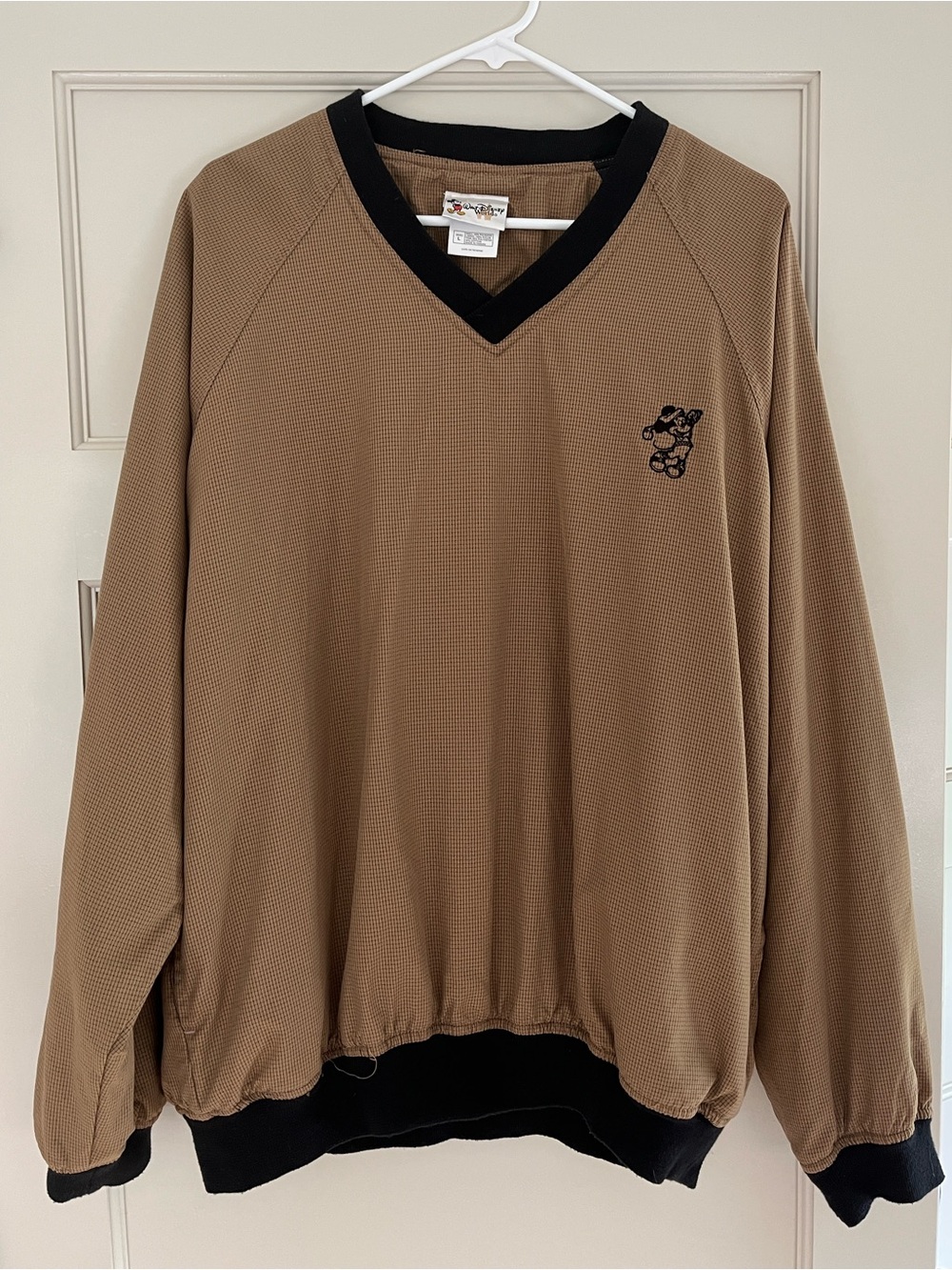 Disney Men's Tan V-Neck Jacket